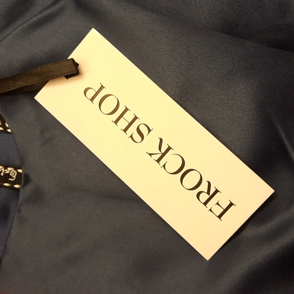 NWT, Frock Shop by Modcloth Satin Rose Dress - Picture 9 of 12